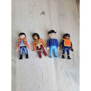 Geobra native American beard man vest guy‎ variety toy figure set